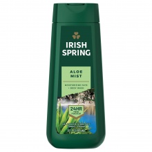 Irish Spring Aloe Mist Face and Body Wash 20oz 591ml
